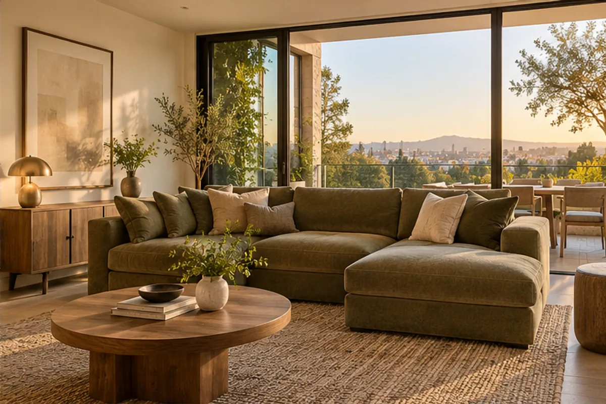 Sofa and home living selection